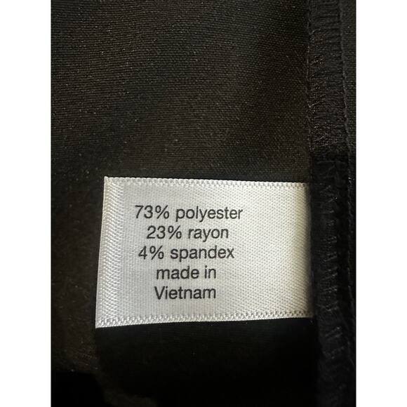 NWT Lane Bryant Perfect Drape High-Rise Wide Leg Pants Black Plus Size 20 Office - Picture 7 of 14